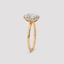 Pear Three-Stone Ring