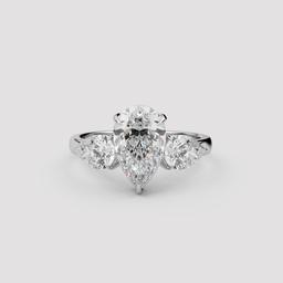 Pear Trilogy Ring