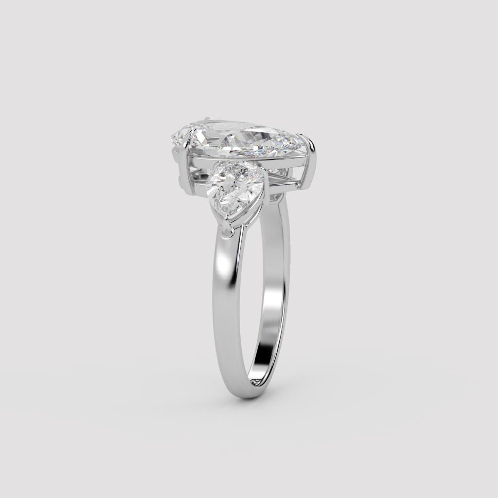 Pear Trilogy Ring