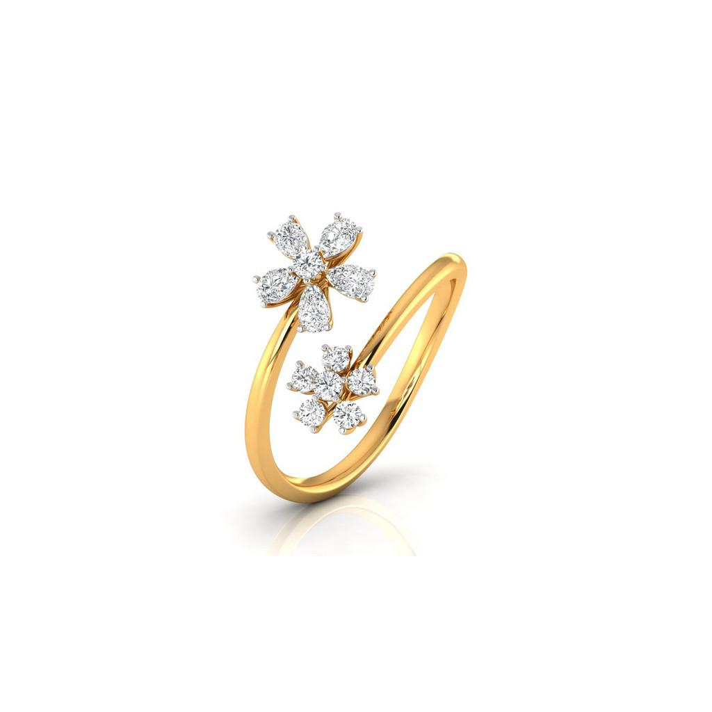 Petal Cascade Ring
