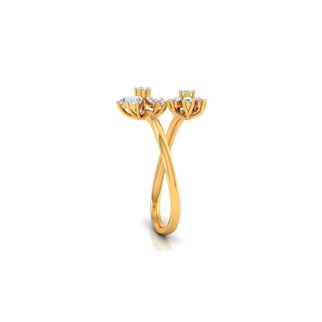 Petal Cascade Ring