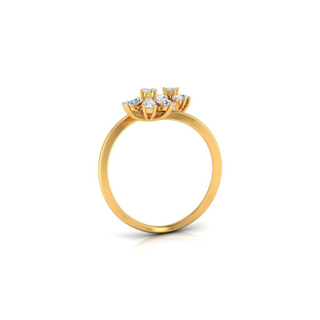 Petal Cascade Ring