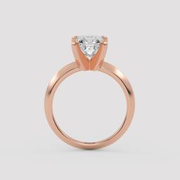 Princess Solitaire Ring