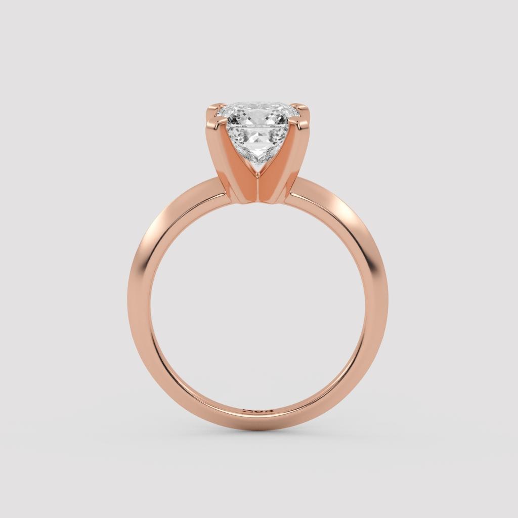Princess Solitaire Ring