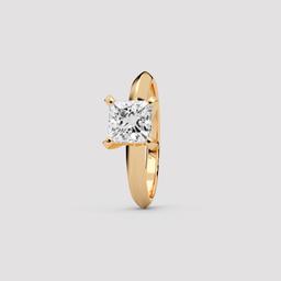 Princess Solitaire Ring