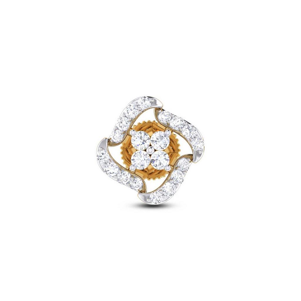 Quatrefoil Diamond Earrings