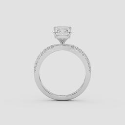 Radiant Crossover Halo Ring