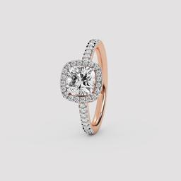 Radiant Cushion Ring