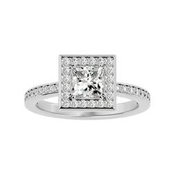 Radiant Halo Princess Ring