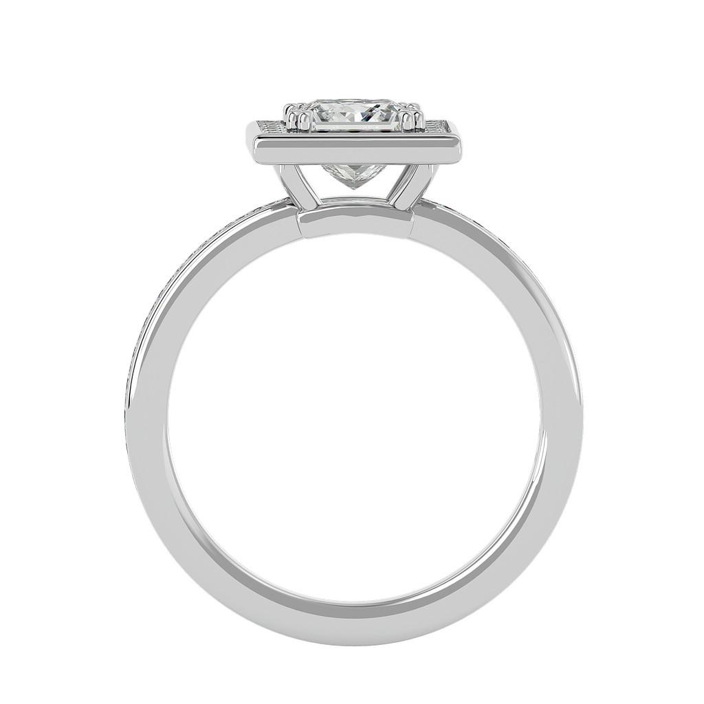 Radiant Halo Princess Ring