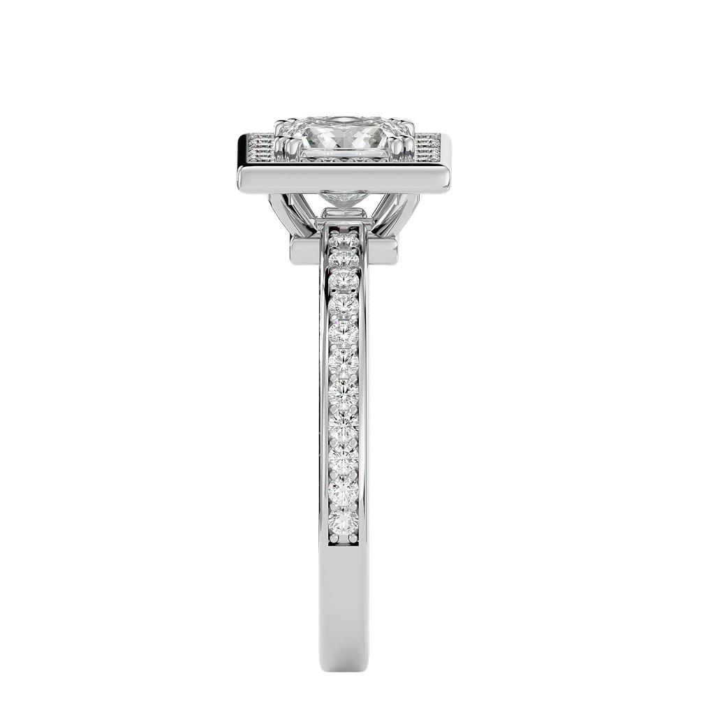 Radiant Halo Princess Ring