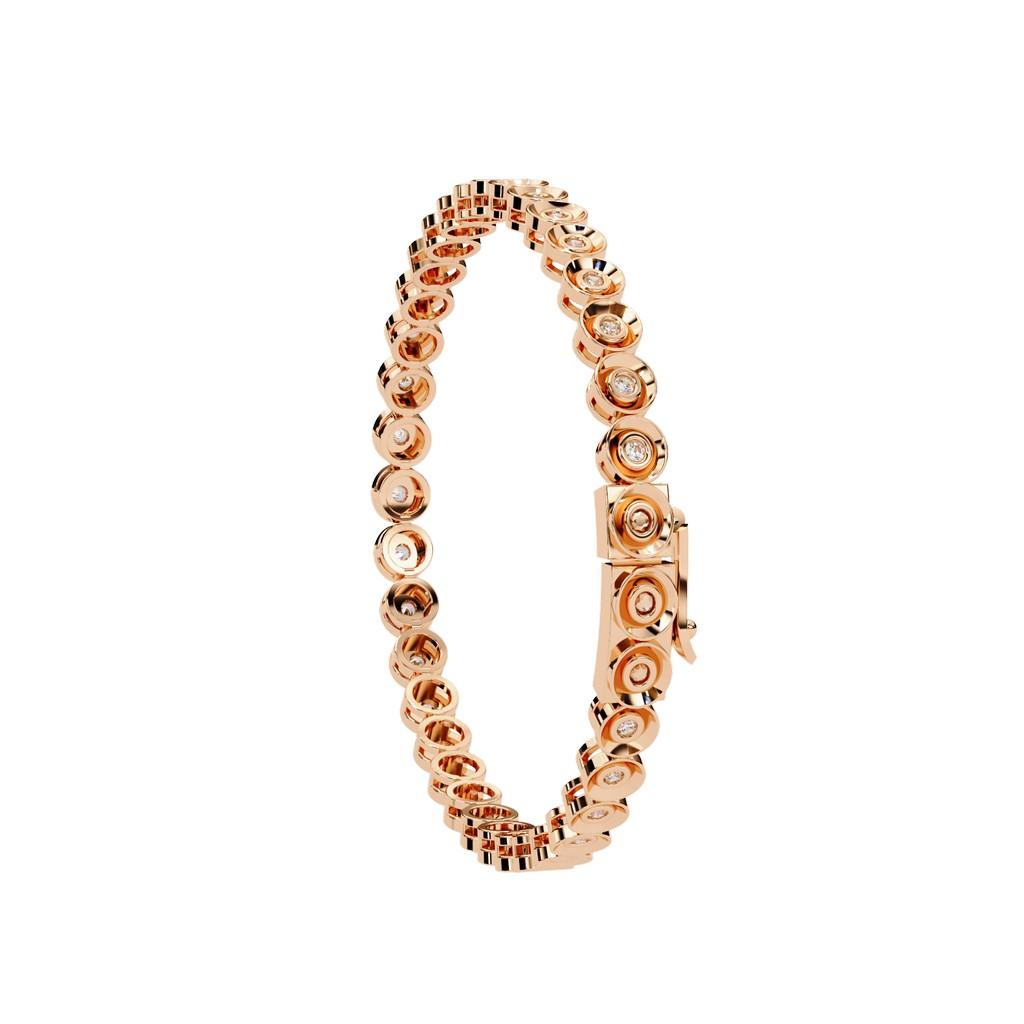 Radiant Round Eternity Bracelet