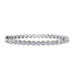 Radiant Round Eternity Bracelet