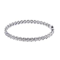 Radiant Round Eternity Bracelet