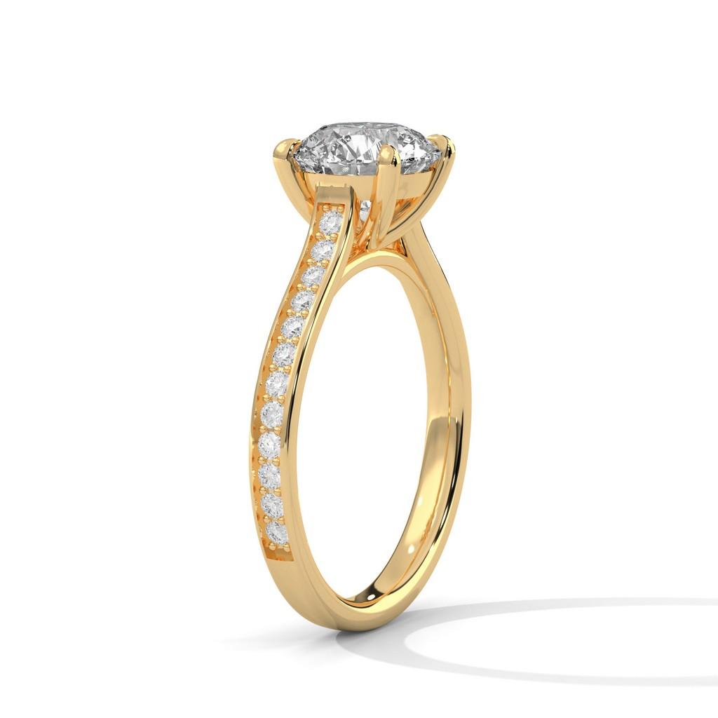 Radiant Solitaire Elegance