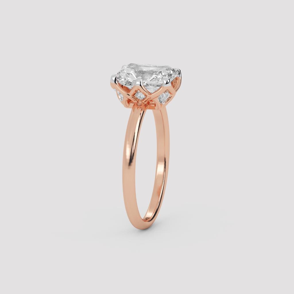 Radiant Solitaire Ring