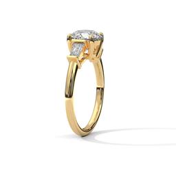 Radiant Triad Ring