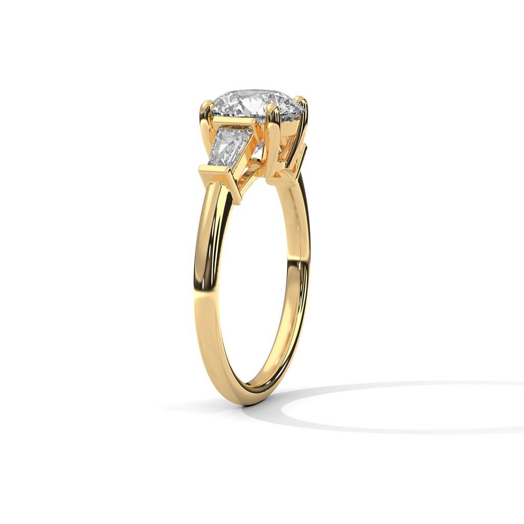 Radiant Triad Ring