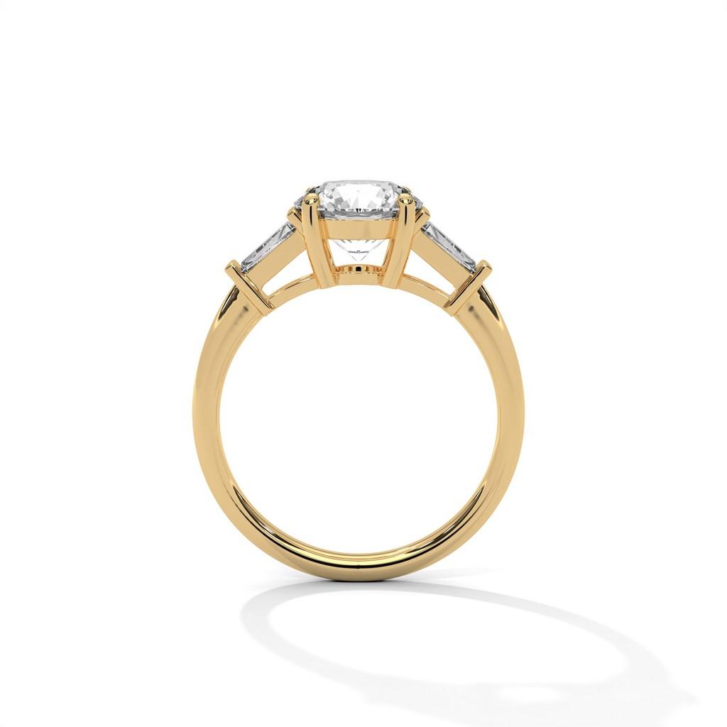 Radiant Triad Ring