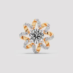 Ribbon Bloom Stud Earrings