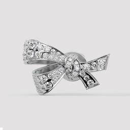 Ribbon Bow Stud Earrings