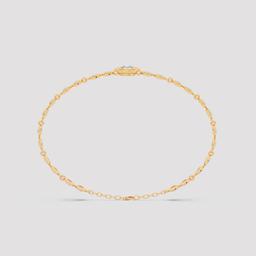 Round Bezel Diamond Bracelet