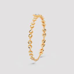 Round Bezel Diamond Bracelet