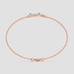 Round Diamond Abstract Bracelet