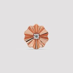 Round Diamond Floral Studs