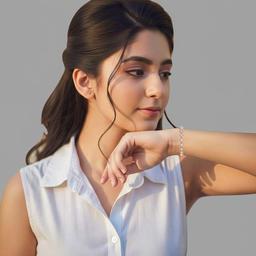 Round Diamond Geometric Bracelet