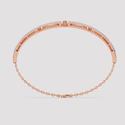 Round Diamond Hybrid Bangle