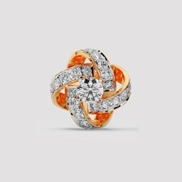 Round Diamond Interwoven Studs