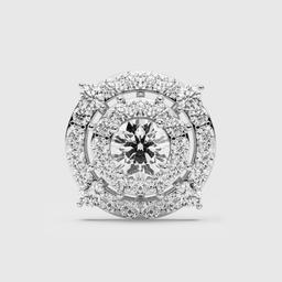 Royal Halo Stud Earrings