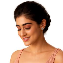 Royal Halo Stud Earrings