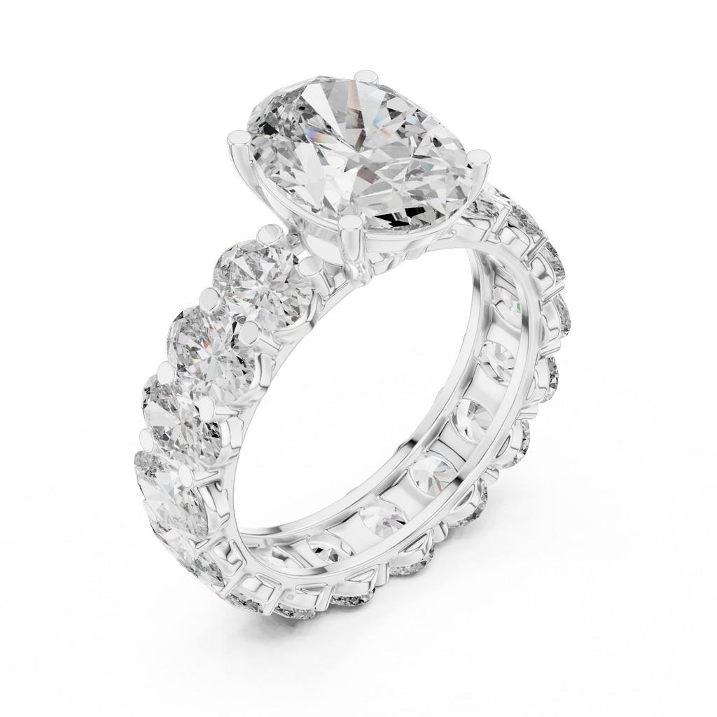 Sculpted Oval Splendor Ring