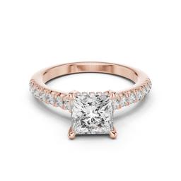 Sculpted Radiance Solitaire Ring