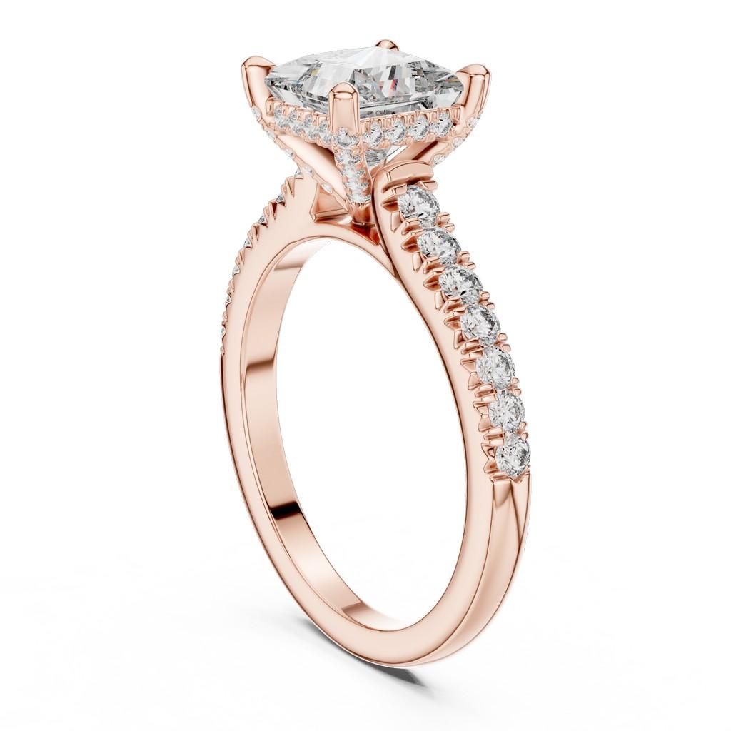 Sculpted Radiance Solitaire Ring