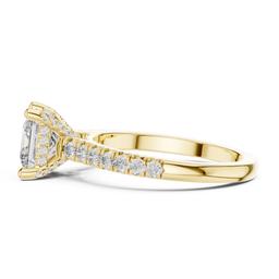 Sculpted Radiance Solitaire Ring