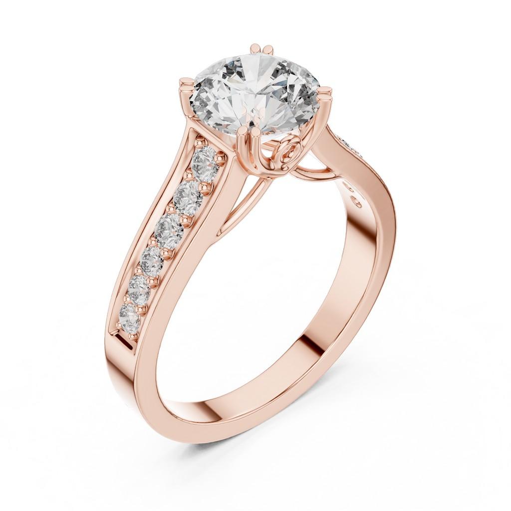 Sculpted Radiance Solitaire