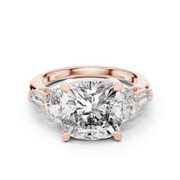 Sculpted Radiance Trilogy Ring