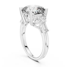 Sculpted Radiance Trilogy Ring