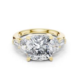 Sculpted Radiance Trilogy Ring