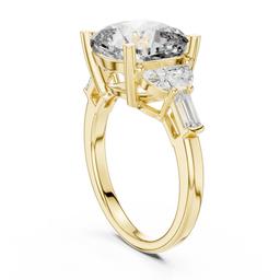 Sculpted Radiance Trilogy Ring
