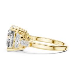 Sculpted Radiance Trilogy Ring