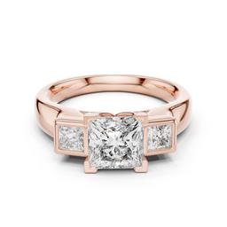 Sculpted Trio Radiance Ring