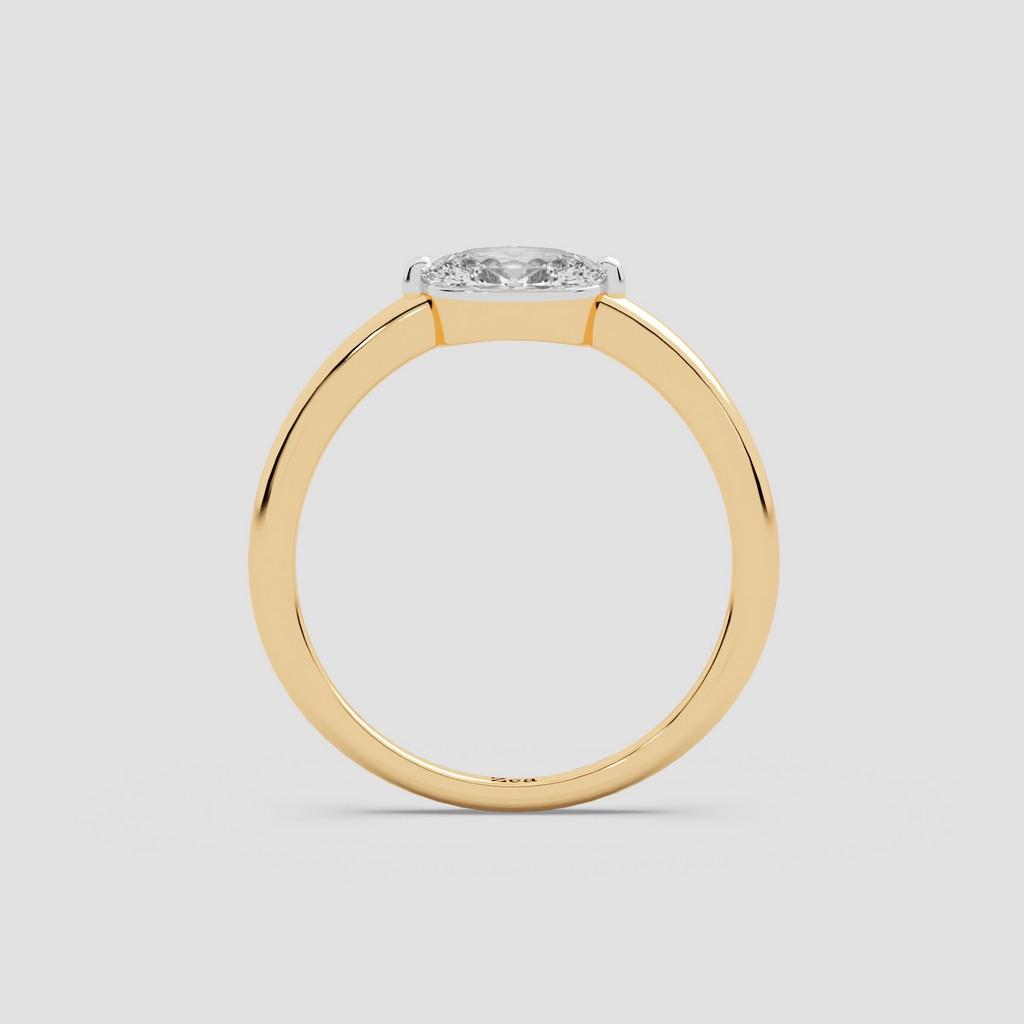 Seraphic Oval Solitaire