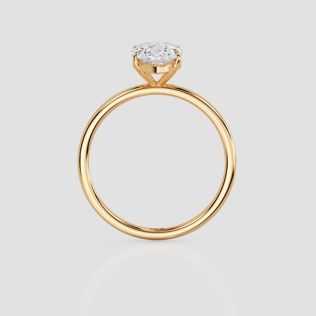 Solitaire Pear Romance