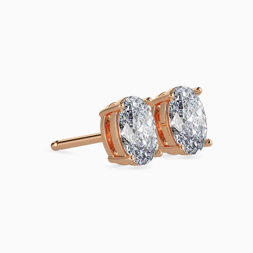 Sovereign Oval Prong Earring