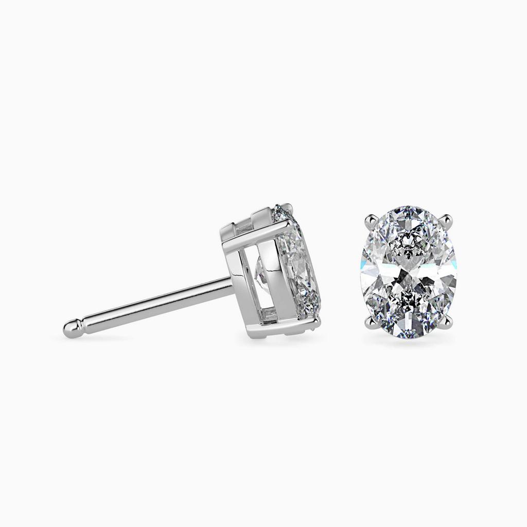 Sovereign Oval Prong Earring