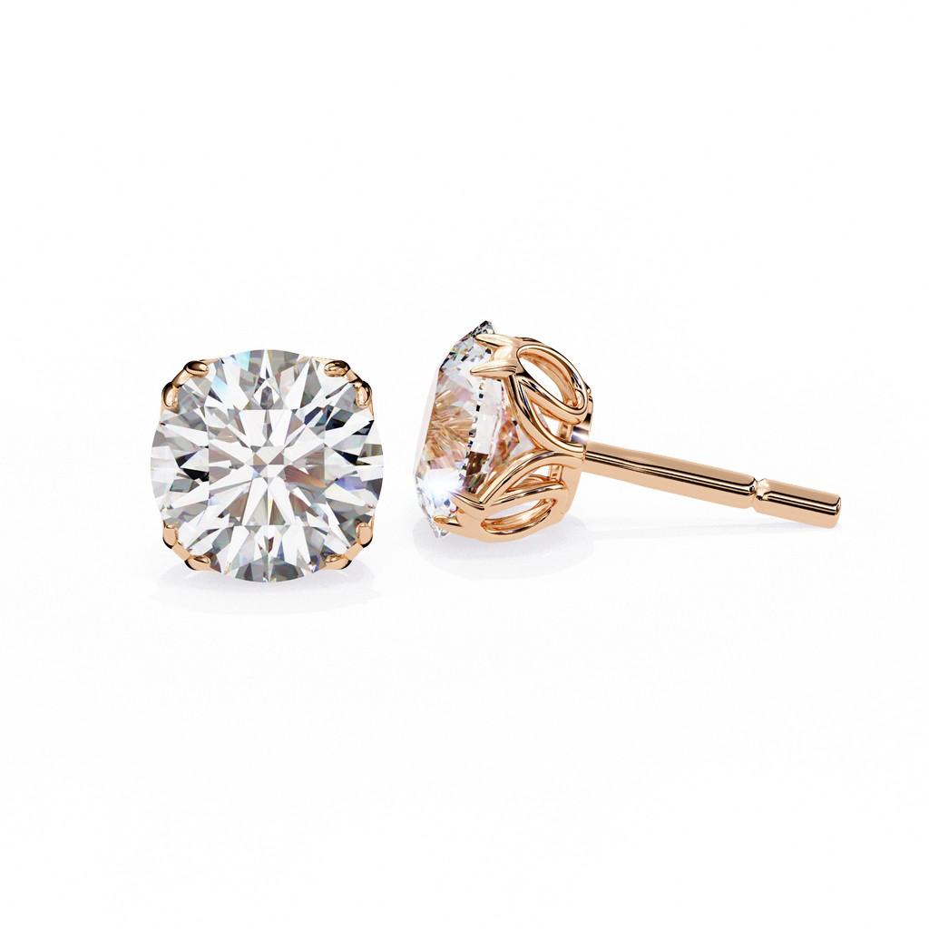 Sovereign Round Stud Earring